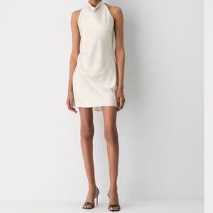 Aritzia audience satin mini dress